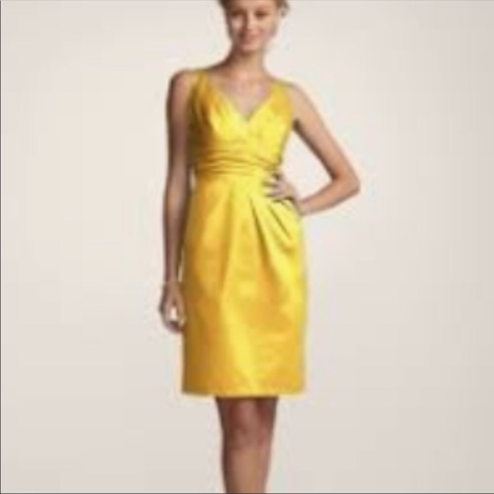 David’s Bridal Malibu blue dress with side pockets - Picture 2 of 16